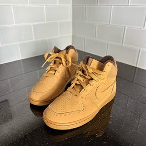 Brand NEW‼️ Size 1.5Y wheat color NIKE sneakers.